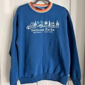 Blue National Parks Sweatshirt XL